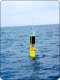 SeaSonde bistatic transmitter mounted onto buoy off New Jersey coast SeaSonde bistatic transmitter mounted onto buoy off New Jersey coast