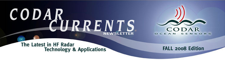 CODAR Currents Newsletter Summer 092008 - header