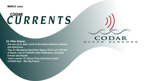 CODAR Newsletter Summer 06 - header