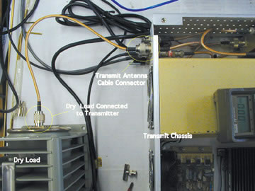 Dummy Load Attached to Transmitter Chassis